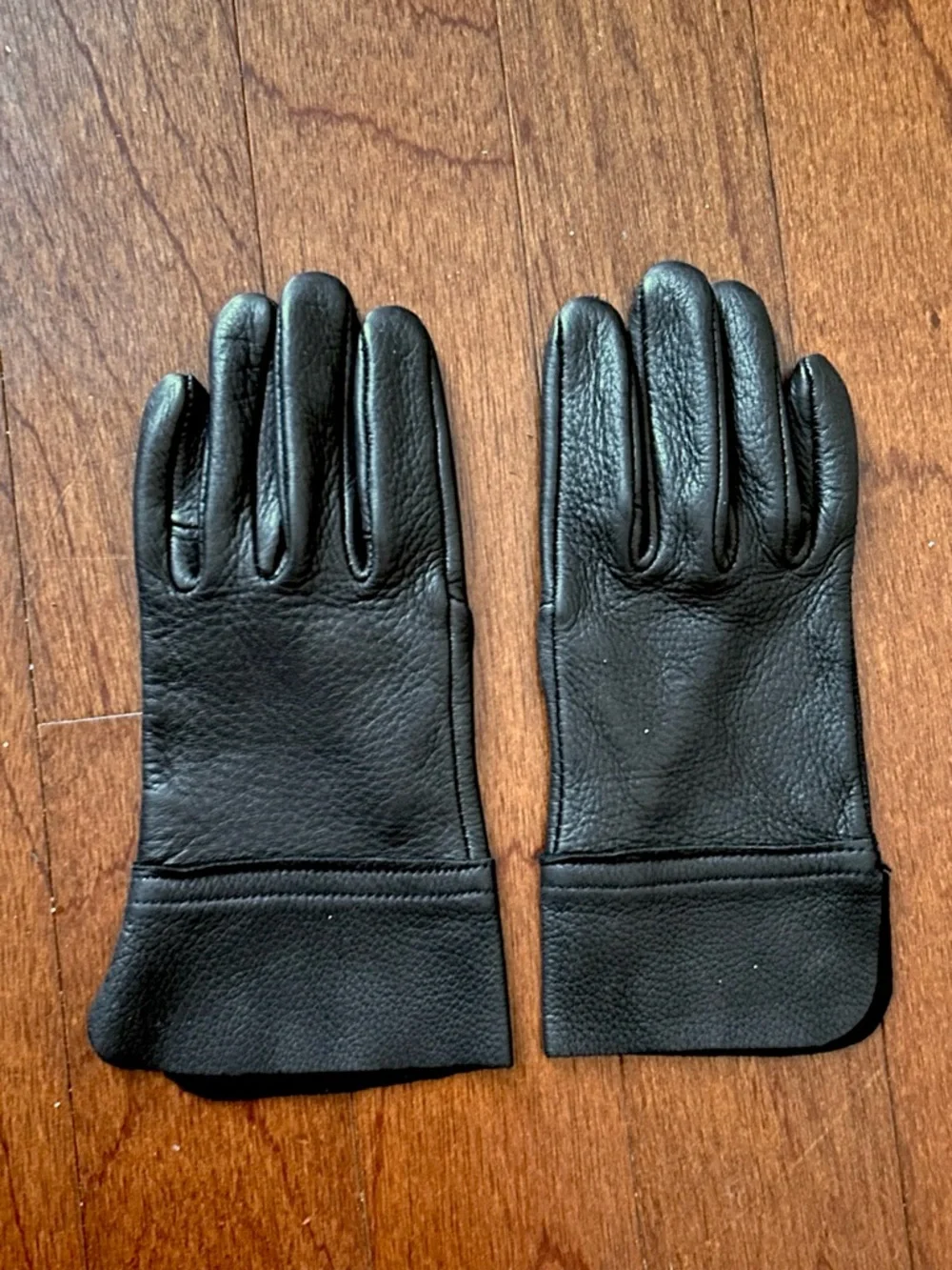 Geier Deerskin Gloves Black Women’s Size 7.5 Soft Leather